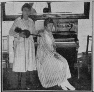 Lolita e Angelines Alarcón, 1918